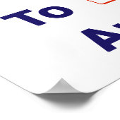 Ik ben ingeschreven bij de stemming in 2024 poster (Hoek)