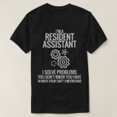 Ik ben ingezeten assistent t-shirt (Design voorkant)