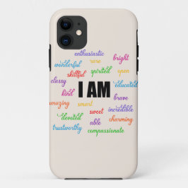 Ik ben inspiratie, positief, religieus, Christelij Case-Mate iPhone Case