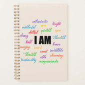 Ik ben inspiratie, positief, religieus, Christelij Planner (Voorkant)