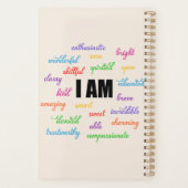 Ik ben inspiratie, positief, religieus, Christelij Planner (Achterkant)