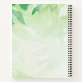 Ik ben Inspirerend Citaat Lotus Mandala Waterverve Notitieboek (Achterkant)