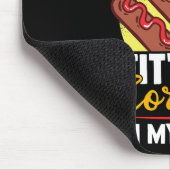 Ik ben Into Fitness Corndog in mijn mond Muismat (Hoek)