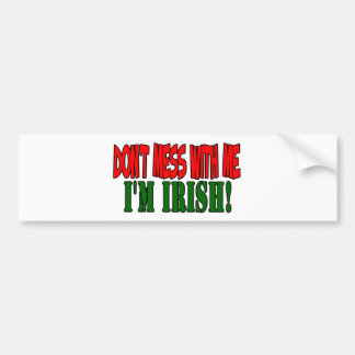 Ik ben IRISH. Bumpersticker