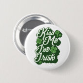 IK BEN IRISH. / Button Pin (Voorkant /achterkant)