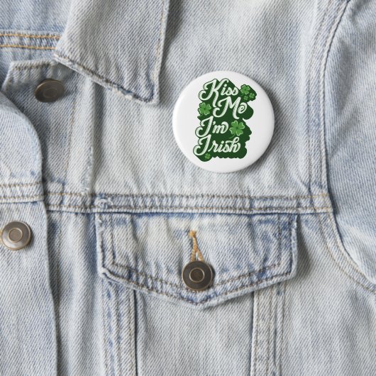 IK BEN IRISH. / Button Pin (In situ)