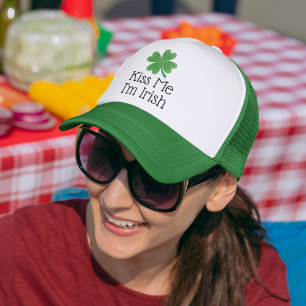 Ik ben Irish Clover Saint Patrick's Day Trucker Pet