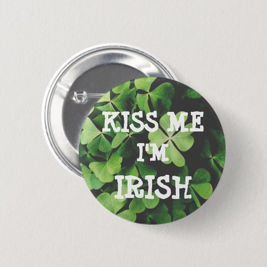 Ik ben IRISH. Ronde Button 5,7 Cm (Voorkant /achterkant)