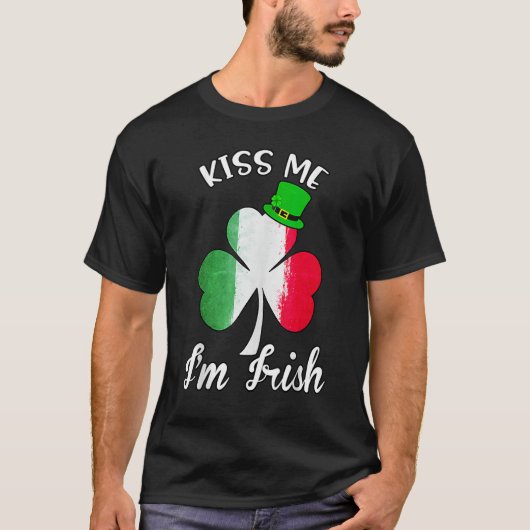 Ik ben Irish Shamrock C Saint Patrick Day T-shirt (Voorkant)