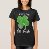 Ik ben Irish Shamrock Clover Saint Patrick Da T-shirt (Voorkant)