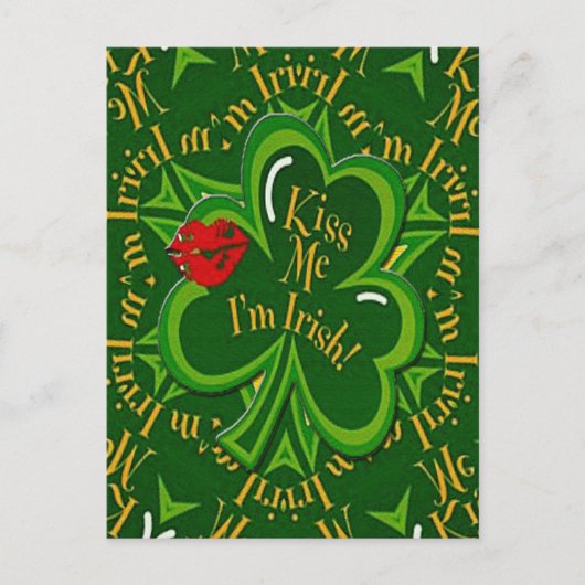 Ik ben Irish St Patrick's Day Briefkaart (Voorkant)