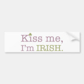 Ik ben Irish St. Patrick's Day Bumpersticker (Voorkant)