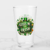 Ik ben Irish St Patrick's Day Glas (Achterkant)