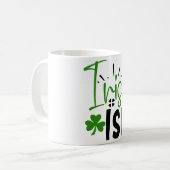 Ik ben Irish St. Patrick's Day Koffiemok (Voorkant links)