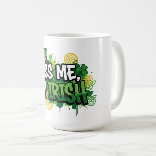 Ik ben Irish St. Patrick's Day Koffiemok (Voorkant rechts)