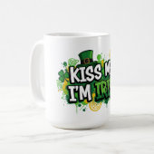 Ik ben Irish St. Patrick's Day Koffiemok (Voorkant links)