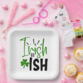 Ik ben Irish St. Patrick's Day Papieren Bordje (Feest)