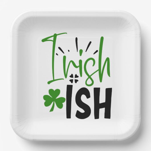 Ik ben Irish St. Patrick's Day Papieren Bordje (Voorkant)