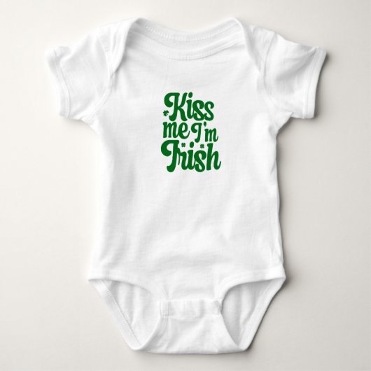 Ik ben Irish St Patrick's Day Romper (Voorkant)