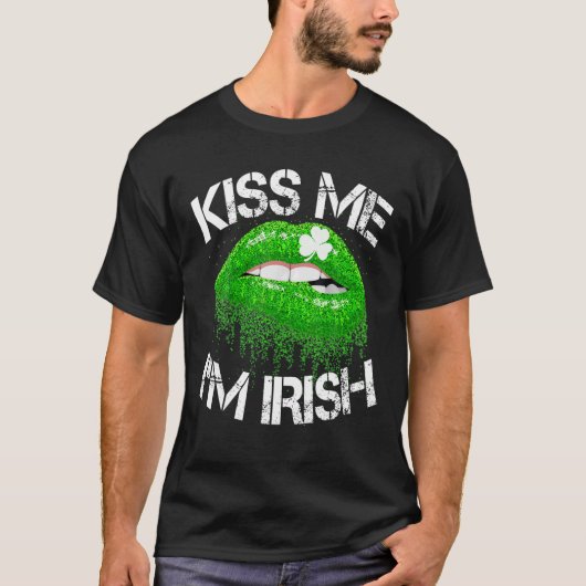 Ik ben Irish St Patrick's Day Saint Patrick D. T-shirt (Voorkant)