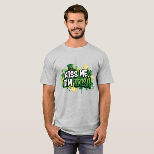 Ik ben Irish St. Patrick's Day T-shirt (Voorkant volledig)