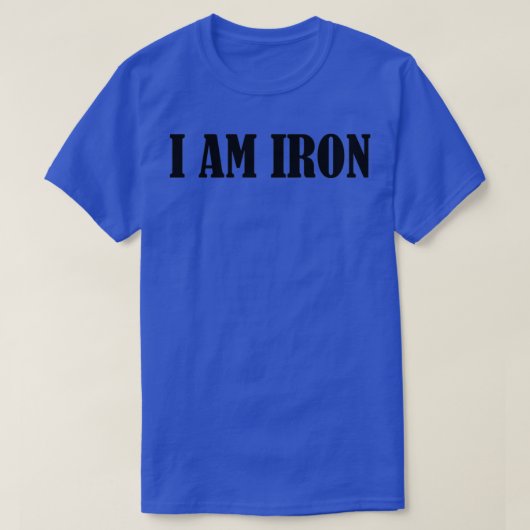 Ik ben Iron T-shirt (Design voorkant)
