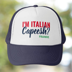 Ik ben Italiaan, Capeesh? Persoonlijke Trucker Hat Pet