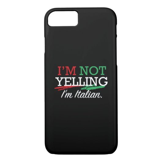 Ik ben Italiaans Case-Mate iPhone Case (Achterkant)
