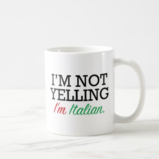 Ik ben Italiaans Koffiemok (Rechts)