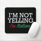 Ik ben Italiaans Muismat (Met muis)