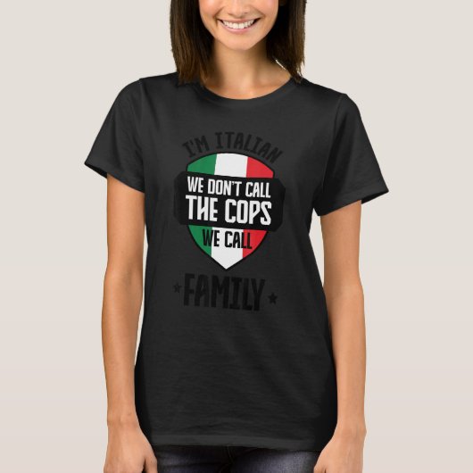 Ik ben Italiaanse maffia T-shirt (Voorkant)