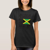 Ik ben Jamaicaanse Vlag Jamaica Erfgoed Jamaicaans T-shirt (Voorkant)