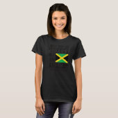 Ik ben Jamaicaanse Vlag Jamaica Erfgoed Jamaicaans T-shirt (Voorkant volledig)