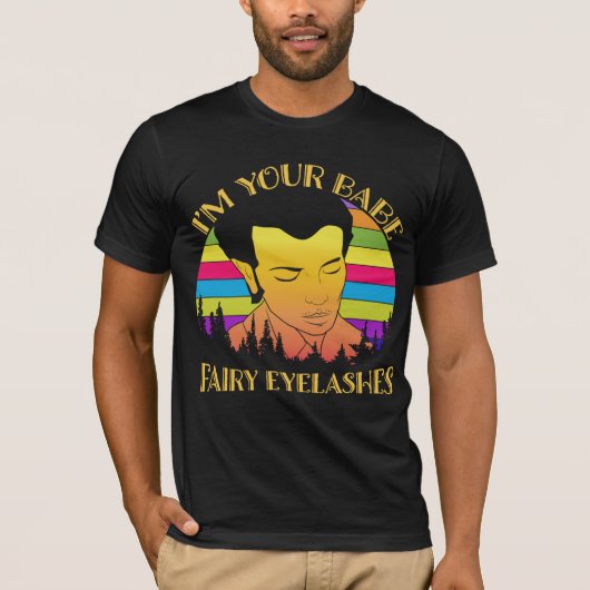 Ik ben je baby - Fairy Eyelashes T-shirt (Voorkant)