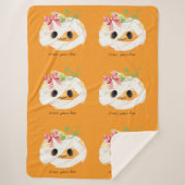 Ik ben je Boo Gezellige Herfst Pompoen Sherpa Deke Deken (Voorkant)