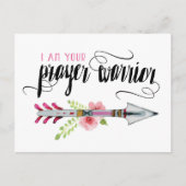 Ik ben je briefkaart voor gebed. (Voorkant)