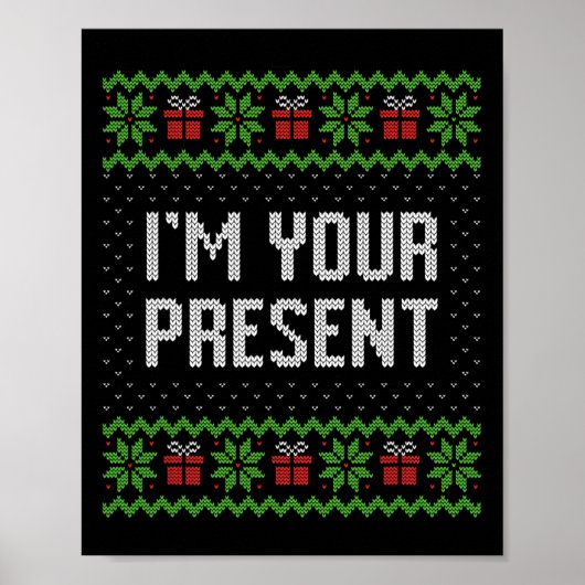 Ik ben je cadeau  poster (Voorkant)