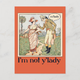 Ik ben je dame niet briefkaart