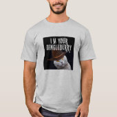 Ik ben je dinglebes met Pistool (geschikt voor sch T-shirt (Voorkant)