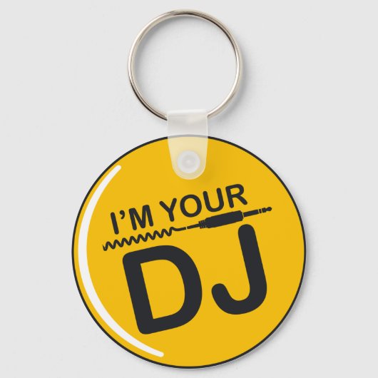 Ik ben je DJ Sleutelhanger (Voorkant)