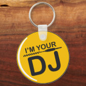 Ik ben je DJ Sleutelhanger (Voorkant)