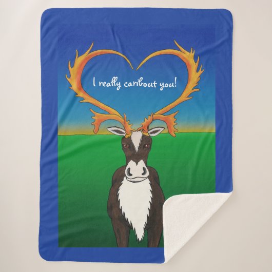 Ik ben je echt heel aardig sherpa deken (Voorkant)