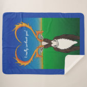 Ik ben je echt heel aardig sherpa deken (Voorkant (horizontaal))