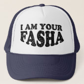 Ik ben je Fasha - vaderdag Trucker Pet (Voorkant)