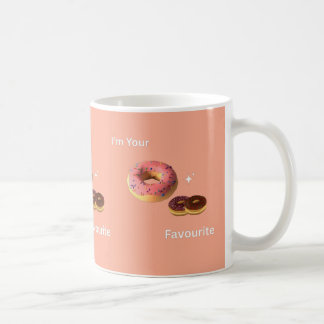 Ik ben je favoriet - Schattige donut ontwerp Koffiemok