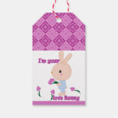 Ik ben je favoriete Bunny Cadeaulabel (Achterkant)