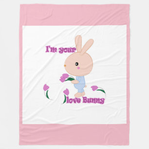 Ik ben je favoriete Bunny Fleece Deken