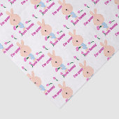 Ik ben je favoriete Bunny Tissuepapier (Detail)