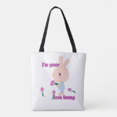 Ik ben je favoriete Bunny Tote Bag (Achterkant)