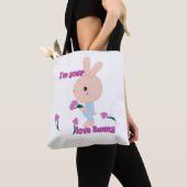 Ik ben je favoriete Bunny Tote Bag (Dichtbij)